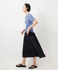FMKGD11120 MICHEL KLEIN(ミッシェルクラン) シアークルーネック プルオーバー ブルー