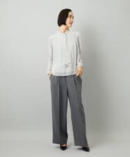 FMLAD10230 MICHEL KLEIN(ミッシェルクラン) コージーワイドパンツ ネイビー