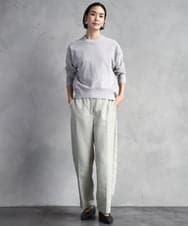 FMLAD18230 MICHEL KLEIN(ミッシェルクラン) バレルパンツ グリーン