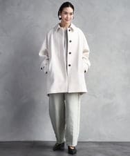 FMLAD18230 MICHEL KLEIN(ミッシェルクラン) バレルパンツ グリーン