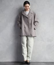 FMLAD18230 MICHEL KLEIN(ミッシェルクラン) バレルパンツ グリーン