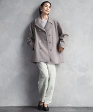FMLAD18230 MICHEL KLEIN(ミッシェルクラン) バレルパンツ グリーン
