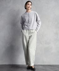 FMLAD18230 MICHEL KLEIN(ミッシェルクラン) バレルパンツ グリーン
