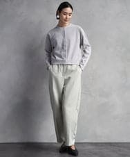 FMLAD18230 MICHEL KLEIN(ミッシェルクラン) バレルパンツ グリーン