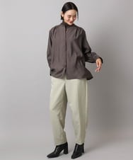 FMLAD18230 MICHEL KLEIN(ミッシェルクラン) バレルパンツ グリーン