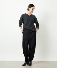 FMLAD18230 MICHEL KLEIN(ミッシェルクラン) バレルパンツ グリーン