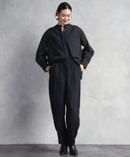FMLAD18230 MICHEL KLEIN(ミッシェルクラン) バレルパンツ グリーン