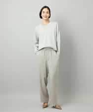 FMLAD19210 MICHEL KLEIN(ミッシェルクラン) [セットアップ対応]コージーパンツ ベージュ