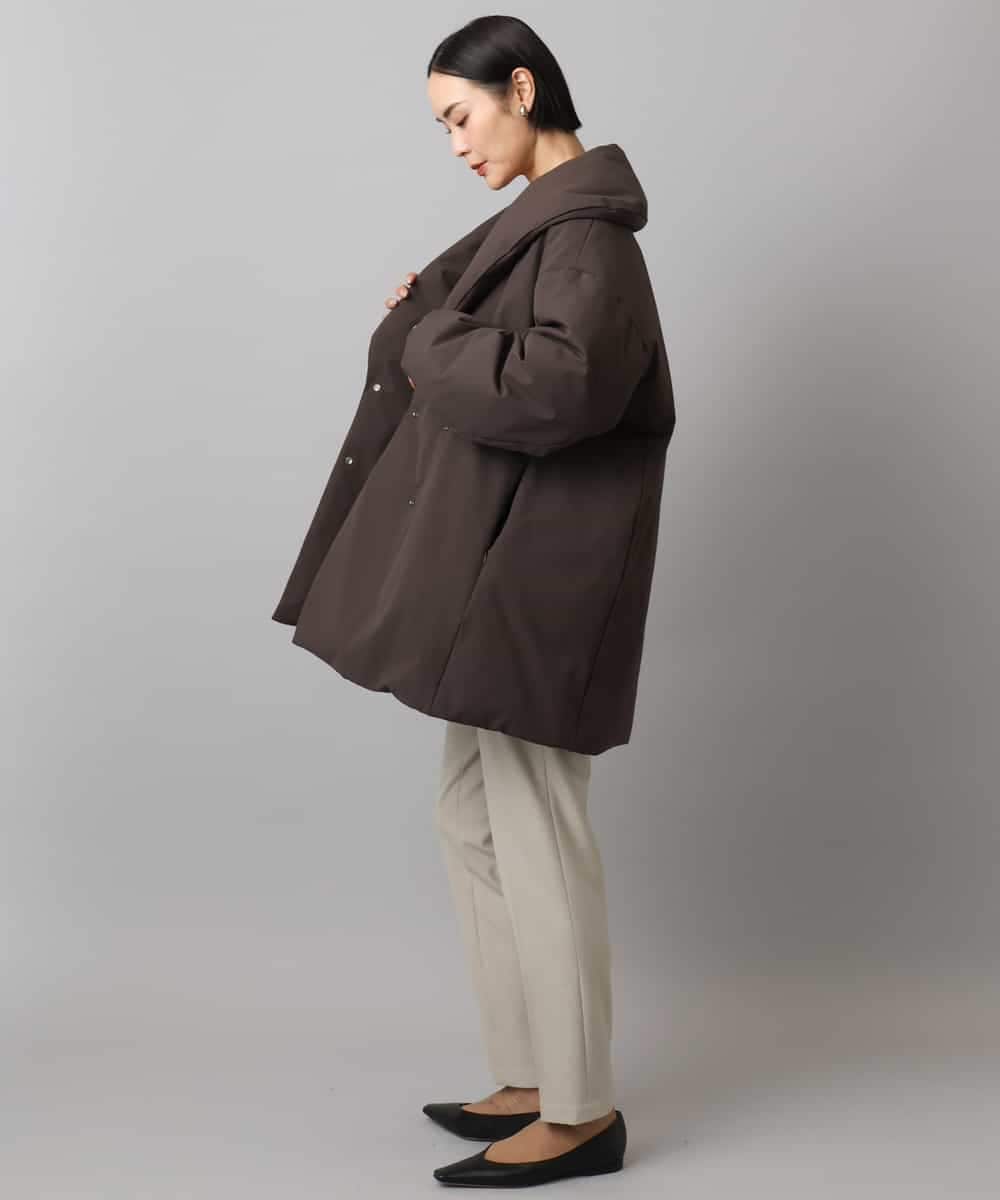 FMLAD31200 MICHEL KLEIN(ミッシェルクラン) ［定番素材］裏起毛ストレッチテーパードパンツ(機能素材) ベージュ
