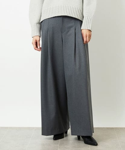 FMLBE28220 MICHEL KLEIN 2タックワイドパンツ