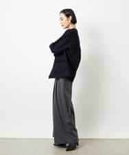 FMLBE28220 MICHEL KLEIN(ミッシェルクラン) 2タックワイドパンツ オフホワイト