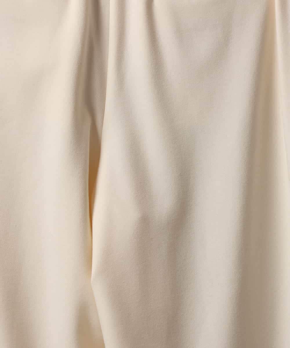 FMLDG53180 MICHEL KLEIN(ミッシェルクラン) [定番人気]裏起毛ワイドパンツ ブラック