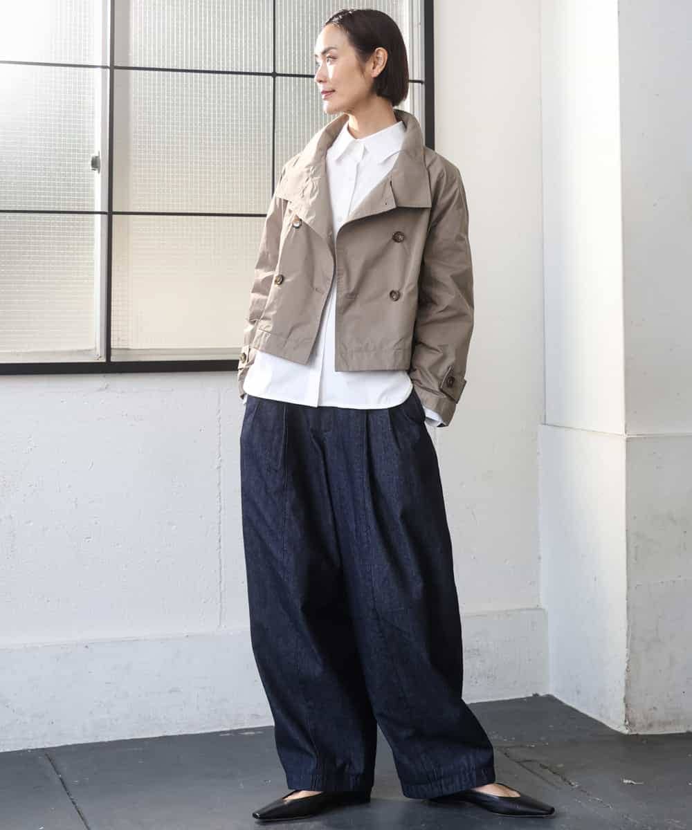 FMLGD01450 MICHEL KLEIN(ミッシェルクラン) [セットアップ対応]デニムバレルパンツ ネイビー