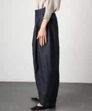 FMLGD01450 MICHEL KLEIN(ミッシェルクラン) [セットアップ対応]デニムバレルパンツ ネイビー