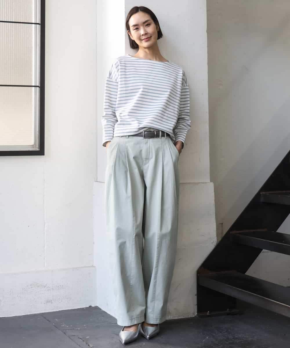 FMLGD02240 MICHEL KLEIN(ミッシェルクラン) チノバレルパンツ ベージュ