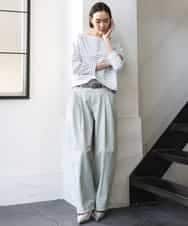 FMLGD02240 MICHEL KLEIN(ミッシェルクラン) チノバレルパンツ ベージュ