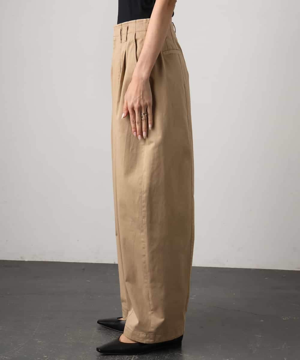 FMLGD02240 MICHEL KLEIN(ミッシェルクラン) チノバレルパンツ ベージュ