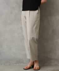 FMLGD06220 MICHEL KLEIN(ミッシェルクラン) [リラックスボトム]テーパードパンツ ベージュ