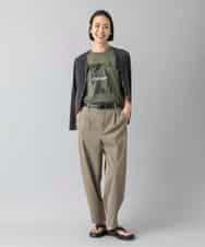 FMLGD25230 MICHEL KLEIN(ミッシェルクラン) バレルパンツ カーキ