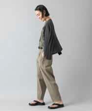 FMLGD25230 MICHEL KLEIN(ミッシェルクラン) バレルパンツ カーキ