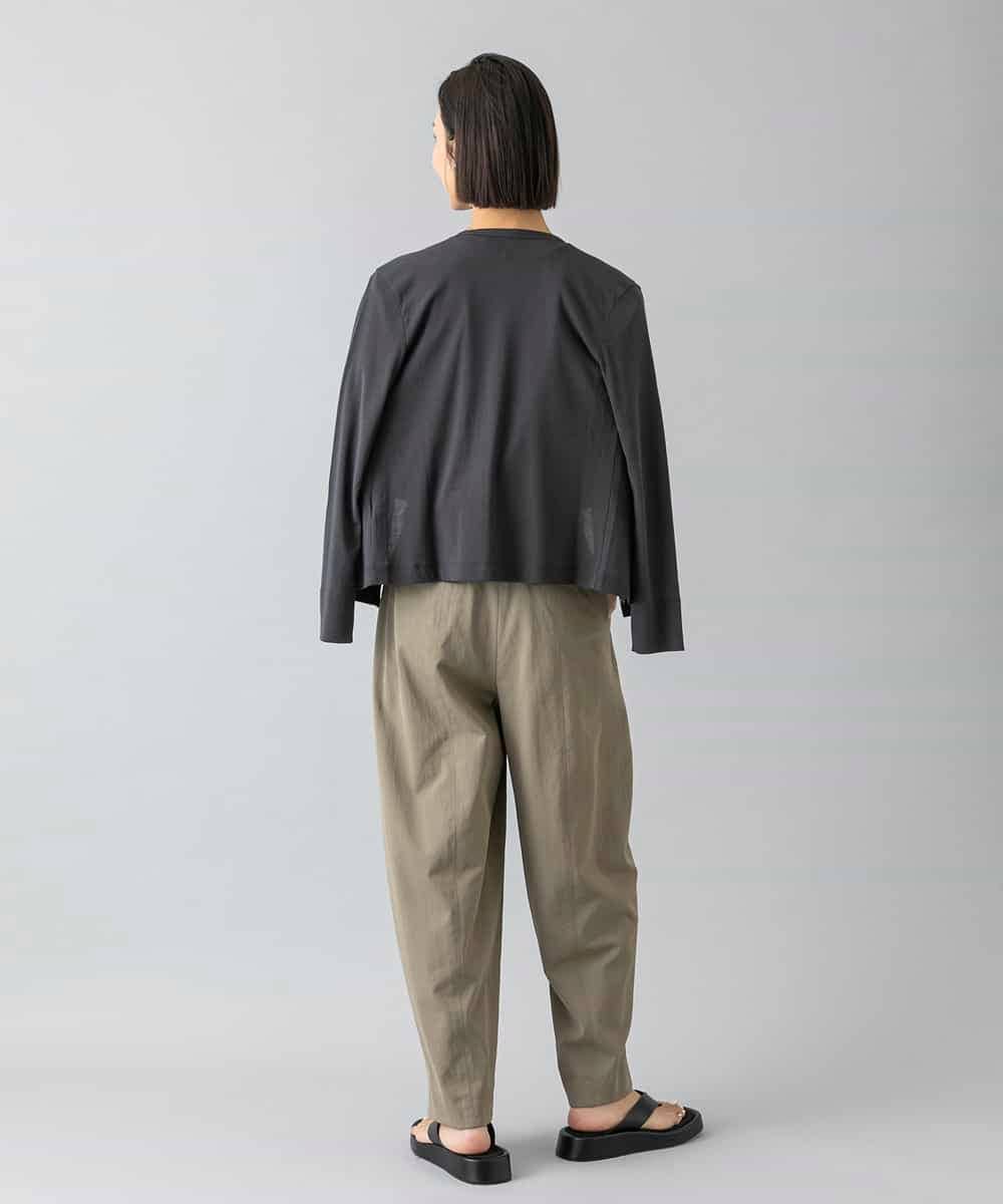 FMLGD25230 MICHEL KLEIN(ミッシェルクラン) バレルパンツ カーキ