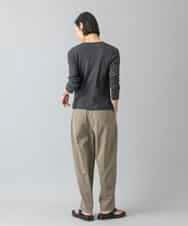 FMLGD25230 MICHEL KLEIN(ミッシェルクラン) バレルパンツ カーキ