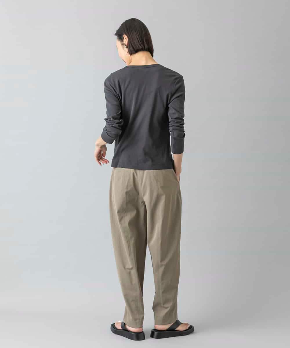 FMLGD25230 MICHEL KLEIN(ミッシェルクラン) バレルパンツ カーキ