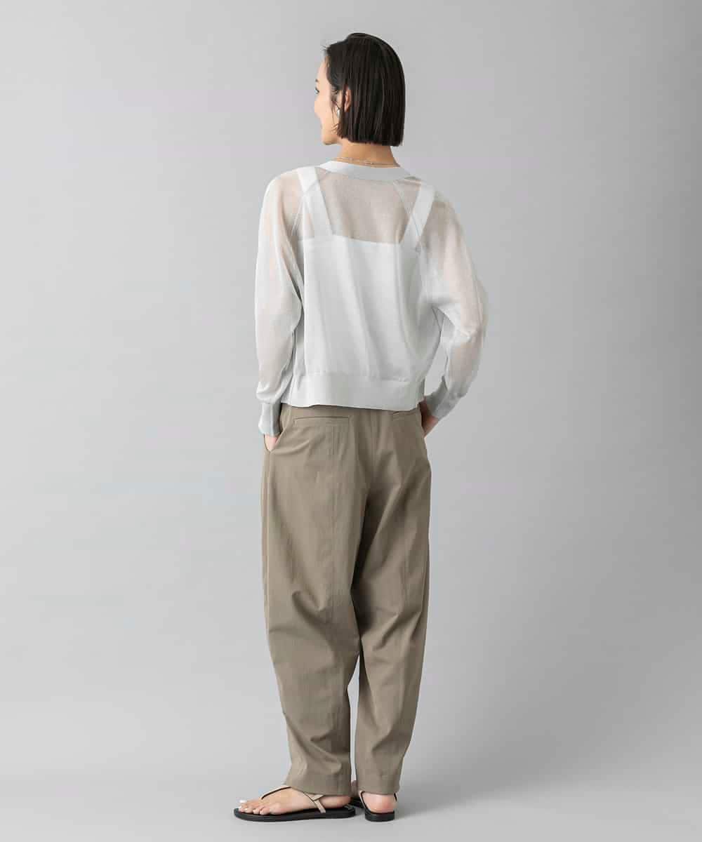 FMLGD25230 MICHEL KLEIN(ミッシェルクラン) バレルパンツ カーキ