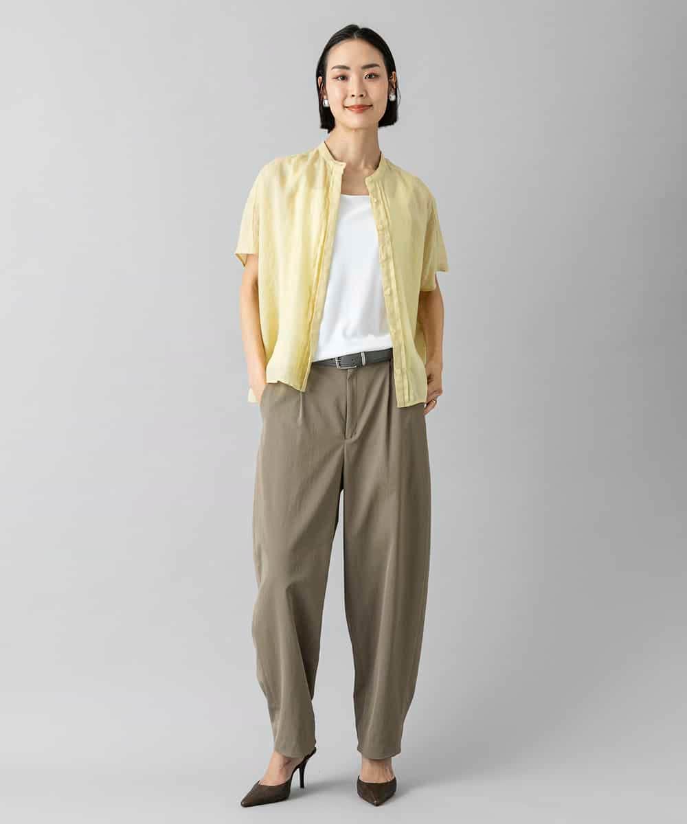 FMLGD25230 MICHEL KLEIN(ミッシェルクラン) バレルパンツ カーキ