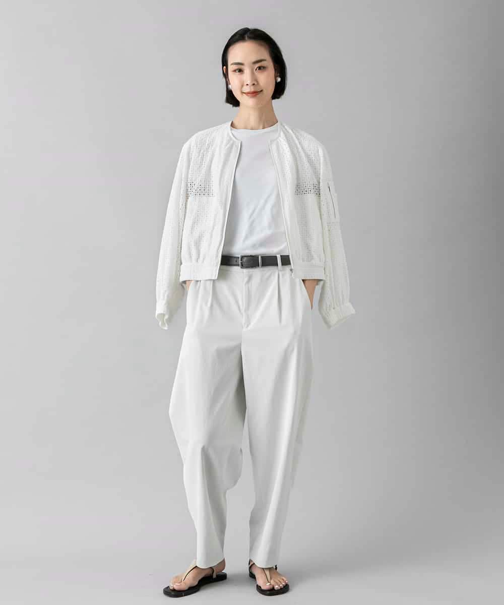 FMLGD25230 MICHEL KLEIN(ミッシェルクラン) バレルパンツ カーキ