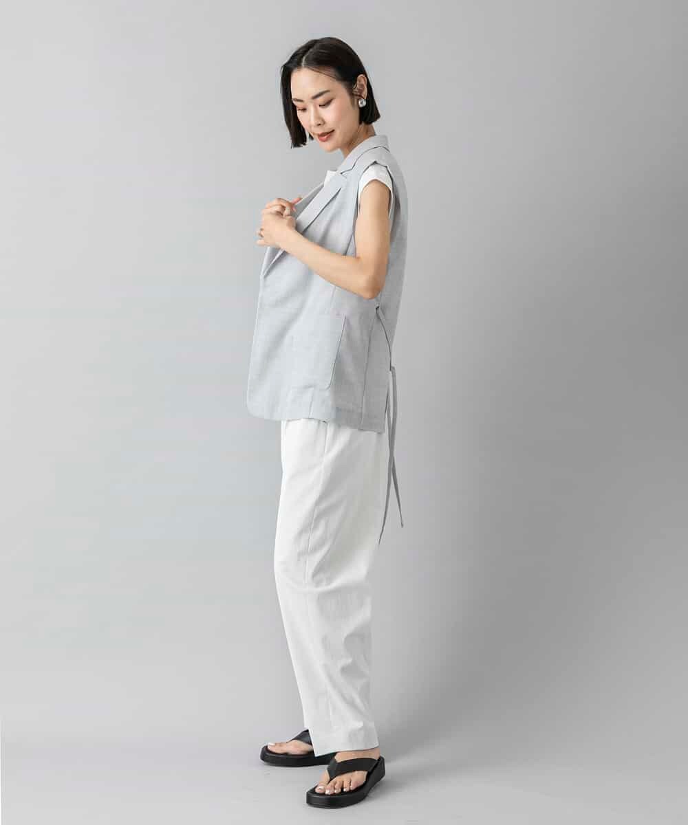 FMLGD25230 MICHEL KLEIN(ミッシェルクラン) バレルパンツ カーキ