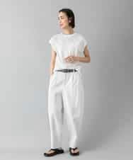 FMLGD25230 MICHEL KLEIN(ミッシェルクラン) バレルパンツ カーキ