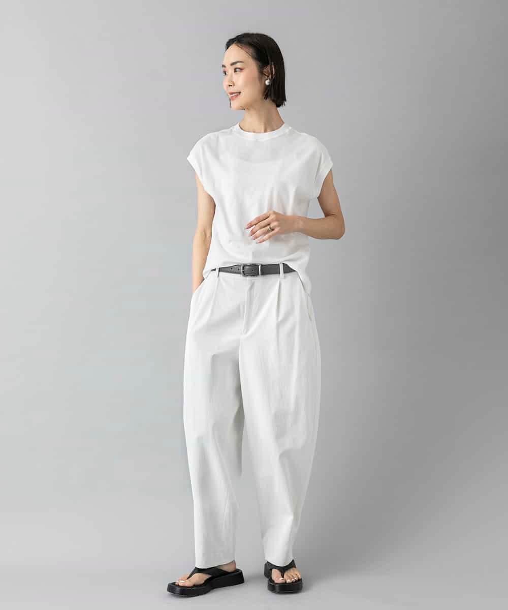 FMLGD25230 MICHEL KLEIN(ミッシェルクラン) バレルパンツ カーキ