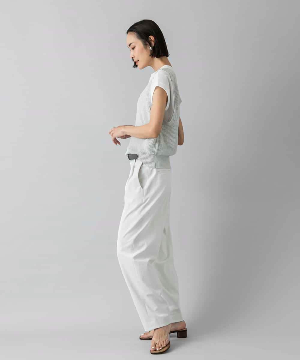 FMLGD25230 MICHEL KLEIN(ミッシェルクラン) バレルパンツ カーキ