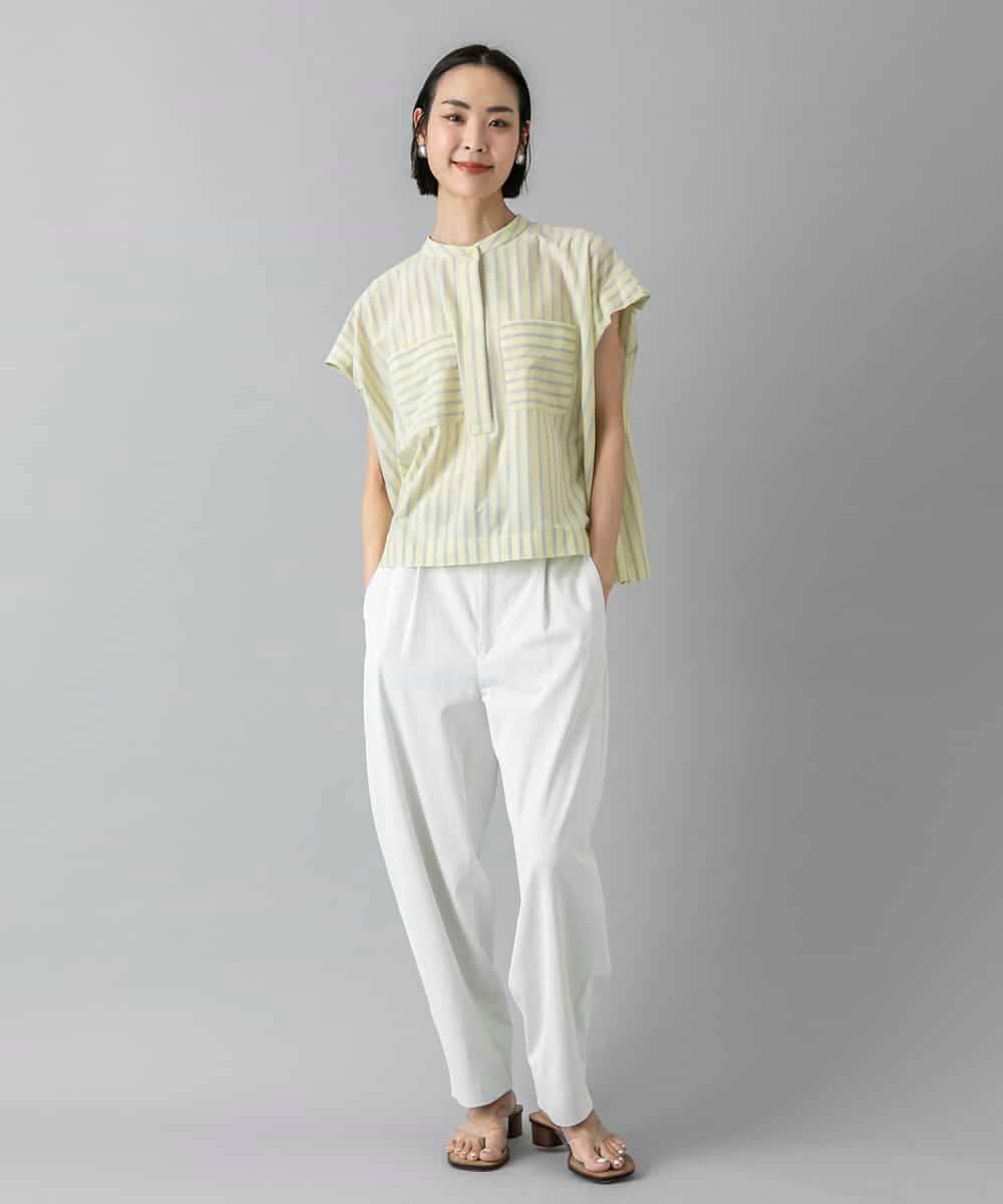 FMLGD25230 MICHEL KLEIN(ミッシェルクラン) バレルパンツ カーキ