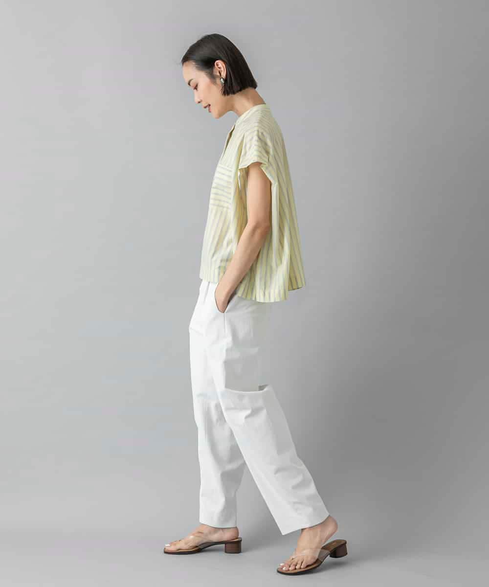 FMLGD25230 MICHEL KLEIN(ミッシェルクラン) バレルパンツ カーキ