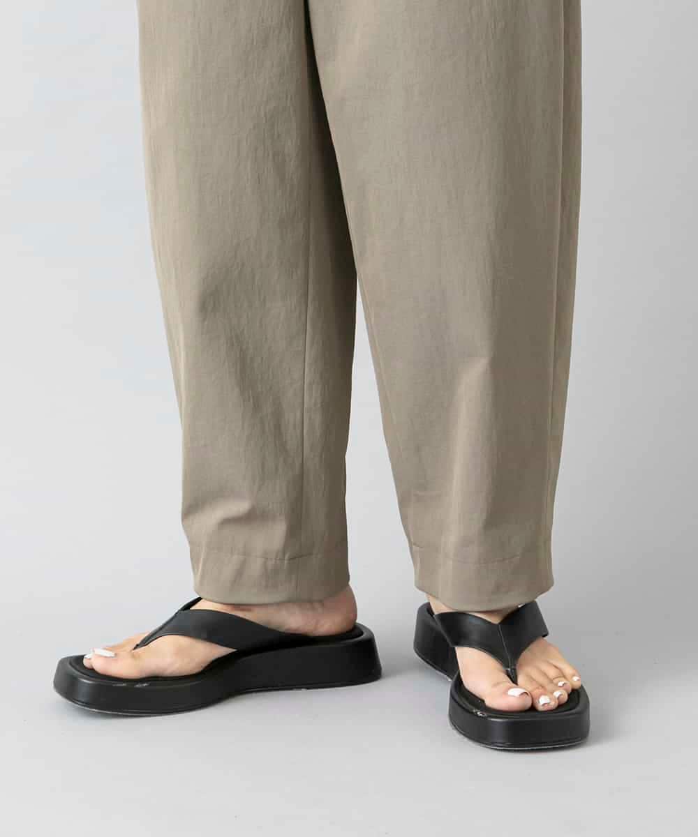 FMLGD25230 MICHEL KLEIN(ミッシェルクラン) バレルパンツ カーキ