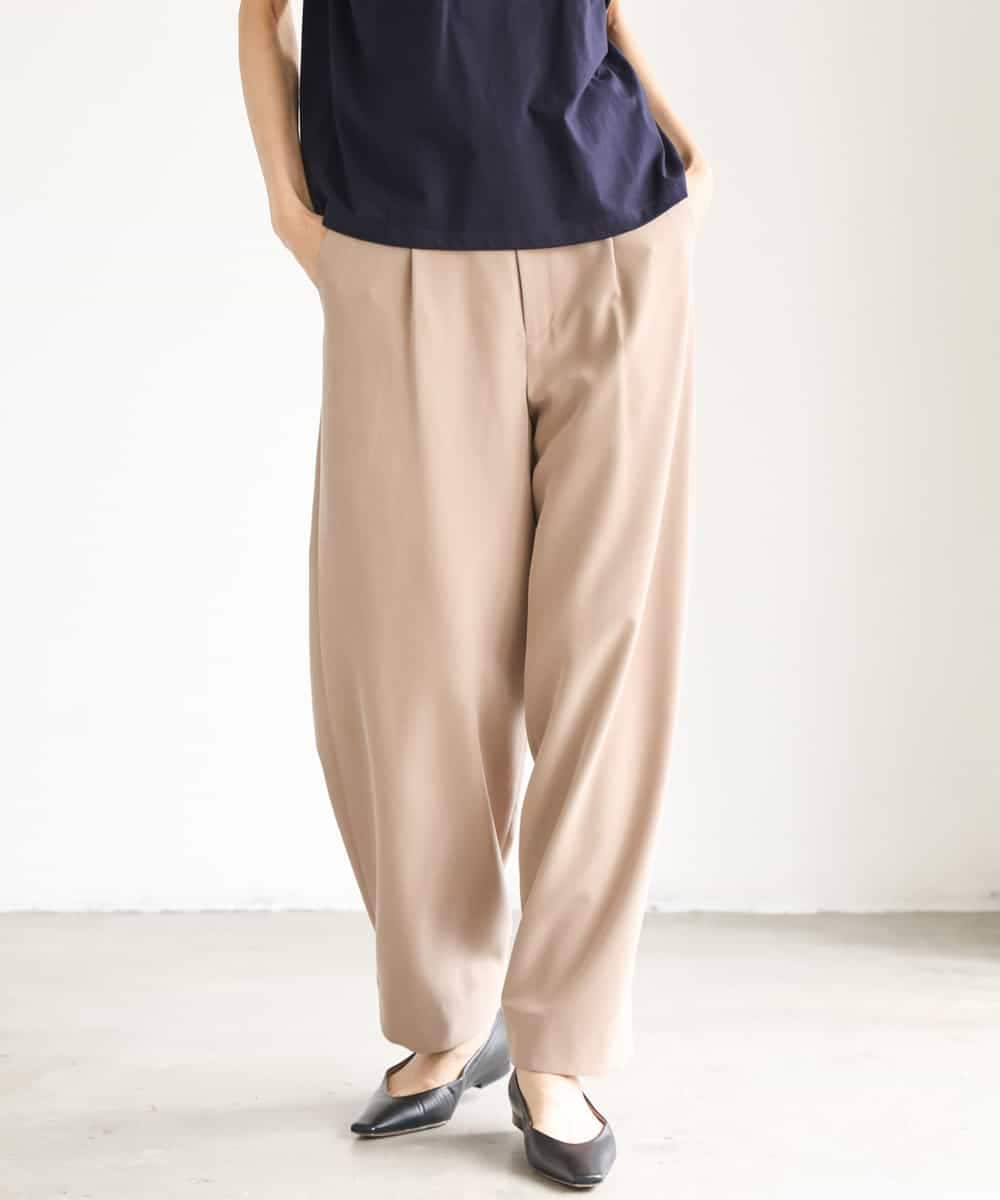 FMLJD02240 MICHEL KLEIN(ミッシェルクラン) [2WAY]ピーチタッチワイドパンツ ダークグレー
