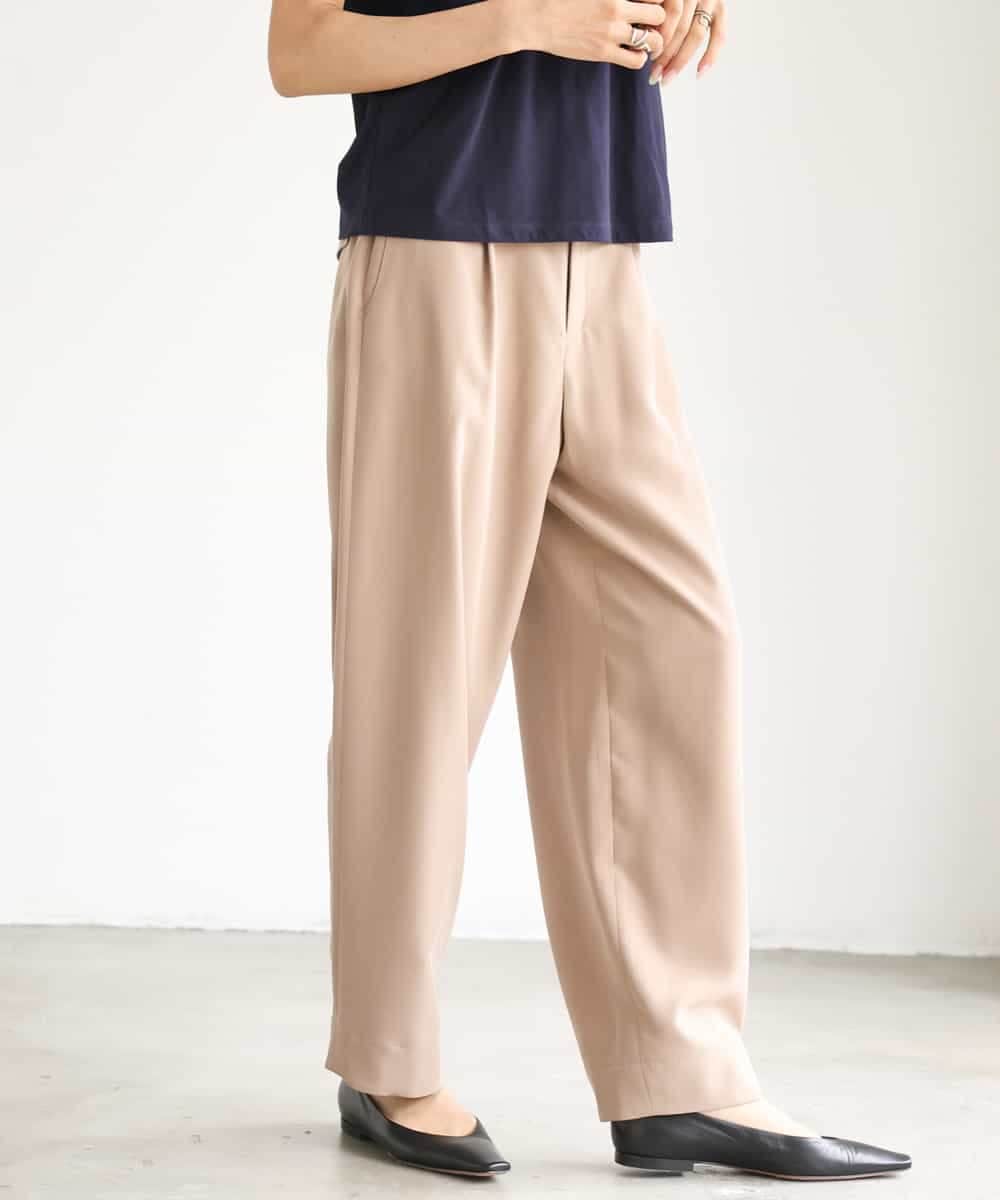 FMLJD02240 MICHEL KLEIN(ミッシェルクラン) [2WAY]ピーチタッチワイドパンツ ダークグレー