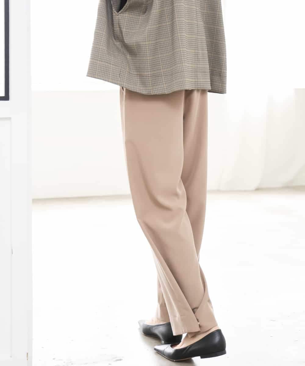 FMLJD02240 MICHEL KLEIN(ミッシェルクラン) [2WAY]ピーチタッチワイドパンツ ダークグレー
