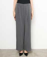 FMLJD02240 MICHEL KLEIN(ミッシェルクラン) [2WAY]ピーチタッチワイドパンツ ダークグレー