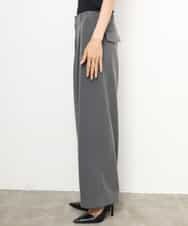 FMLJD02240 MICHEL KLEIN(ミッシェルクラン) [2WAY]ピーチタッチワイドパンツ ダークグレー