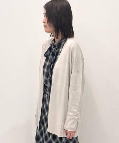 FMSAG31200 MICHEL KLEIN ホールガーメント(R)着流しカーディガン