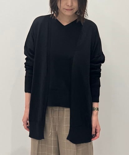 FMSAG31200 MICHEL KLEIN ホールガーメント(R)着流しカーディガン