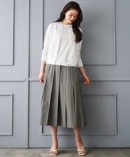 FMSGD24230 MICHEL KLEIN(ミッシェルクラン) [アンサンブル対応]シアーカーディガン アイボリー