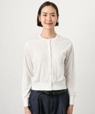 FMSGD24230 MICHEL KLEIN(ミッシェルクラン) [アンサンブル対応]シアーカーディガン アイボリー