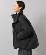 FMVBG50570 MICHEL KLEIN(ミッシェルクラン) ノーステッチスタンドカラーダウンジャケット ブラウン