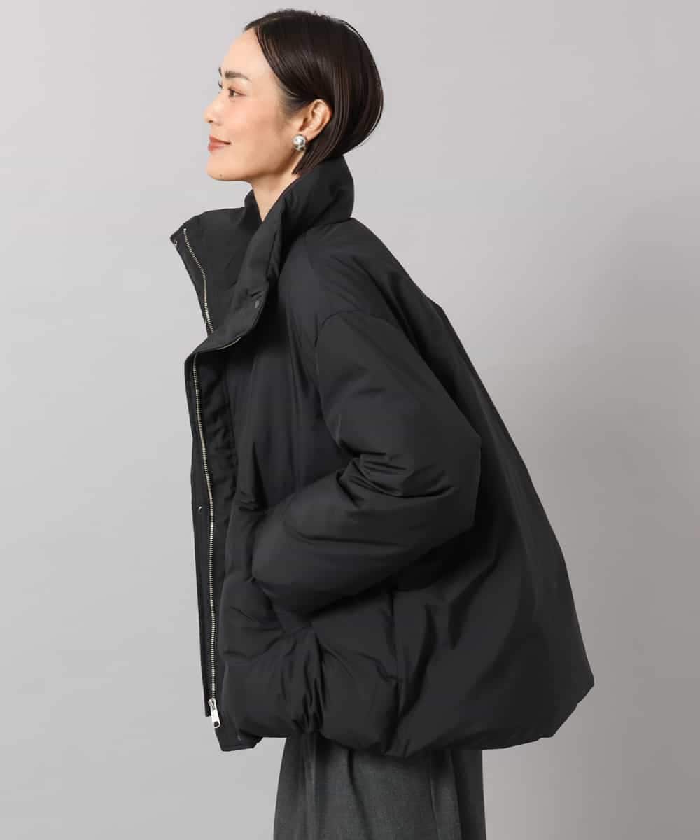 FMVBG50570 MICHEL KLEIN(ミッシェルクラン) ノーステッチスタンドカラーダウンジャケット ブラウン