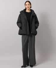 FMVBG50570 MICHEL KLEIN(ミッシェルクラン) ノーステッチスタンドカラーダウンジャケット ブラウン