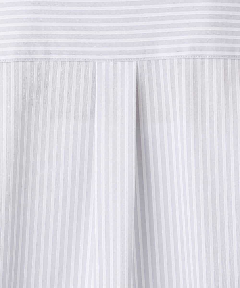 FOBFD02110 MK MICHEL KLEIN(MK ミッシェルクラン) [洗える]ストレッチジャージシャツ ライトグレー